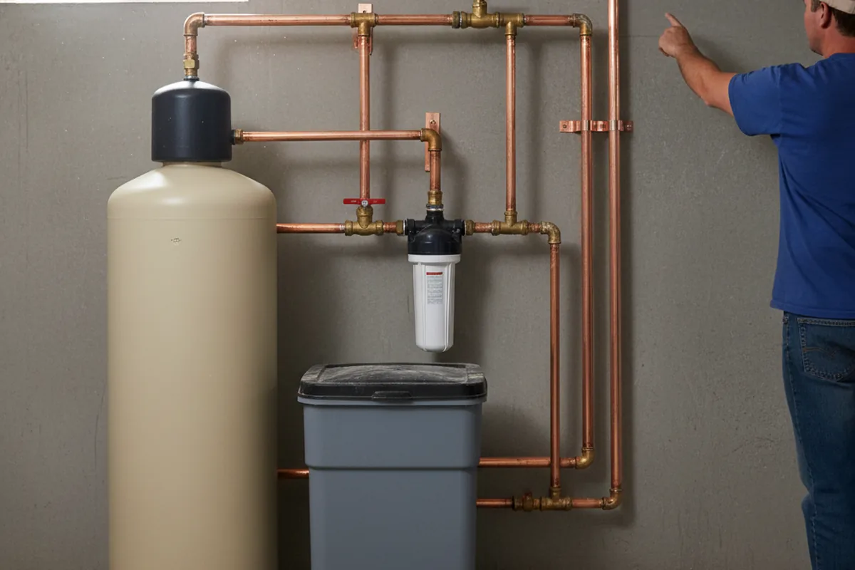 Whole-house water treatment system installed in Los Altos